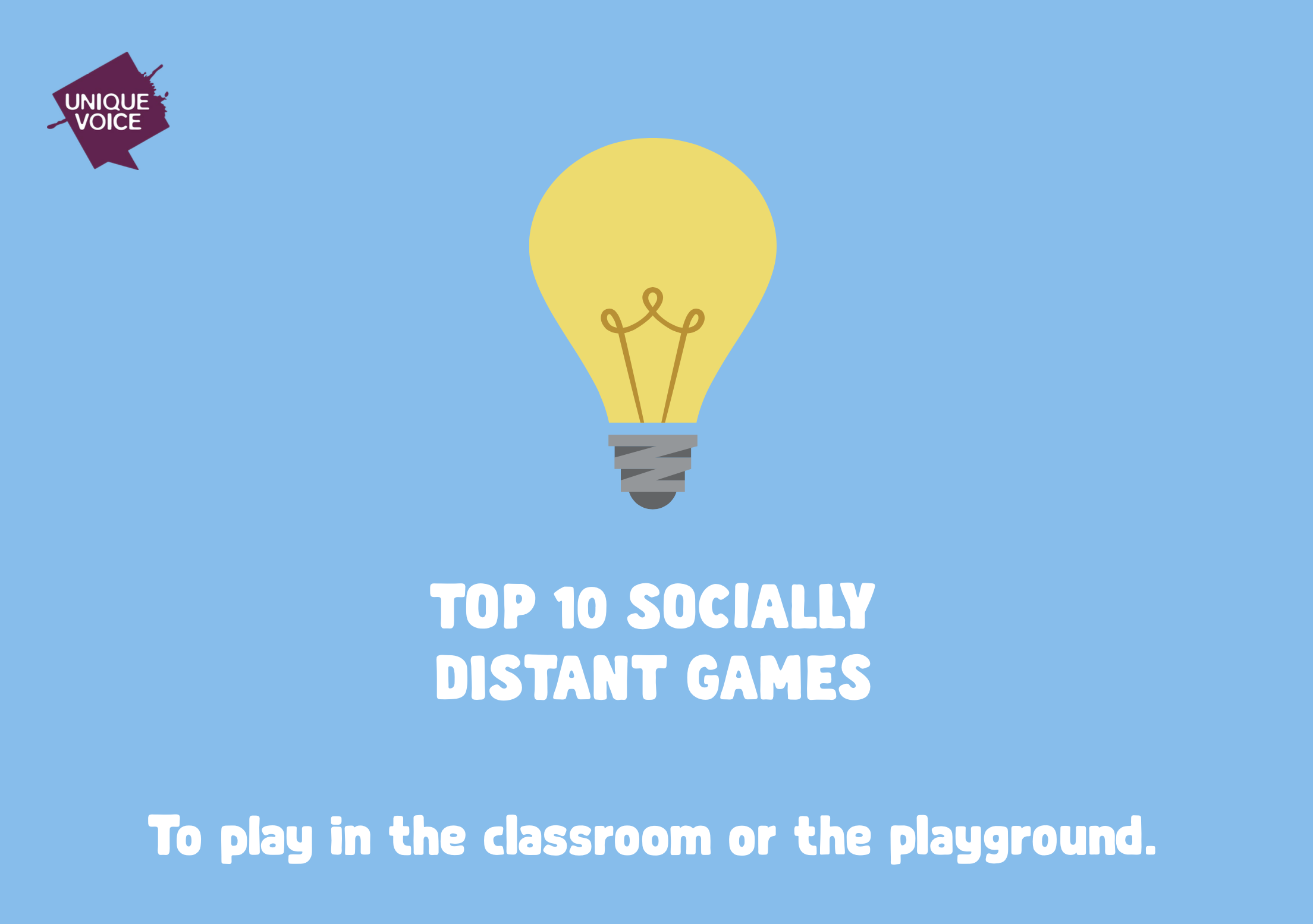 Top 10 Socially Distanced Games